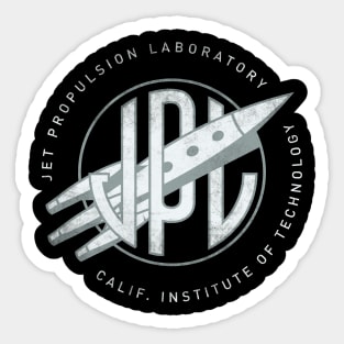 Vintage NASA JPL 2 by © Buck Tee Original Design Sticker